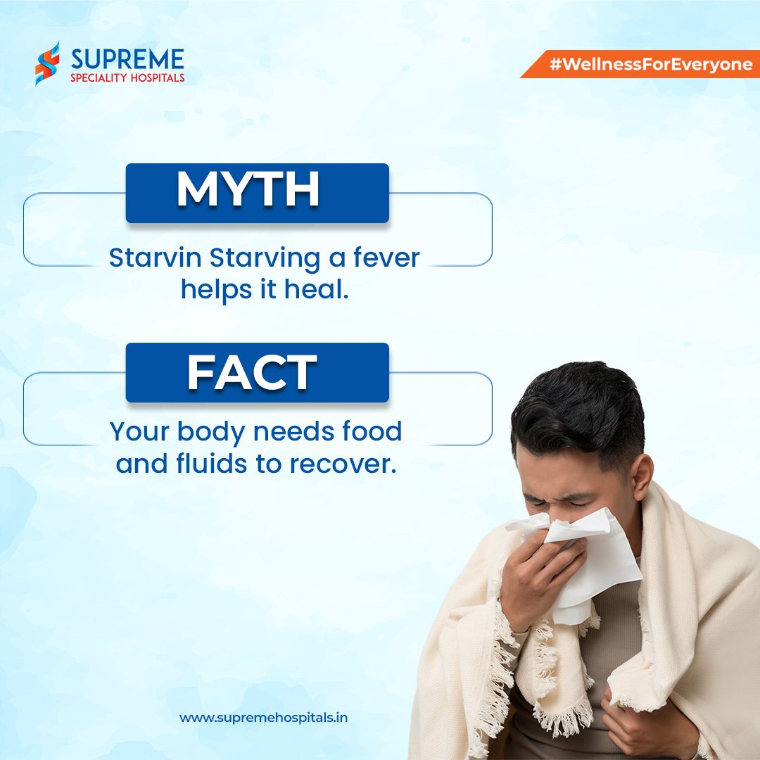 It's time to sift through the popular advice and uncover the facts that truly empower your overall well-being and recovery.Beyond beliefs. Towards true health.For reliable health insights and comprehensive care, consult our General Medicine experts.
📞 044 6745 3535 | 🌐 www.supremehospitals.in#SupremeHospital #GeneralMedicine #HealthMyths #WellnessFacts #DailyHealth #PreventiveCare #MedicalAdvice #HealthEducation #MythBuster #HealthyLiving