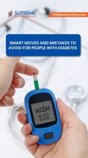 Managing diabetes isn’t about strict rules it’s about smarter choices every day. Simple habits like balanced meals, staying active, and keeping an eye on your sugar levels can make a world of difference. At the same time, avoiding long gaps between meals, sugary treats, and skipping check ups helps keep complications at bay.

Small steps, daily discipline, and the right guidance can help you lead a healthy, active life with diabetes.

📞 Call us: 044 6745 3535
🌐 Visit: www.supremehospitals.in

#DiabetesCare #SmartHealthChoices #ManageDiabetes #HealthyLiving #PreventComplications #SupremeHospitals