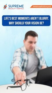 Stop Focusing on Your Glasses and Start Focusing on Your Life.Did you know LASIK can correct nearsightedness (myopia), farsightedness (hyperopia), and astigmatism?In just a few simple steps, the procedure reshapes your cornea to give you clear, crisp vision.Start your journey to a glasses-free life today. Contact us at 044 6745 3535 or visit our website at www.supremehospitals.in#LASIK #VisionCorrection #ClearVision #EyeCare #HealthyEyes #NoGlasses #Supremehospitals